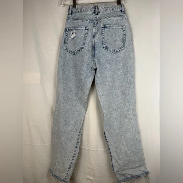 PacSun Light Blue Distressed Boyfriend‎ Jeans - Image 6