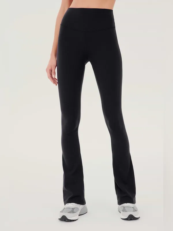 Splits59 Raquel High-Rise Flare Leggings Black - Image 8