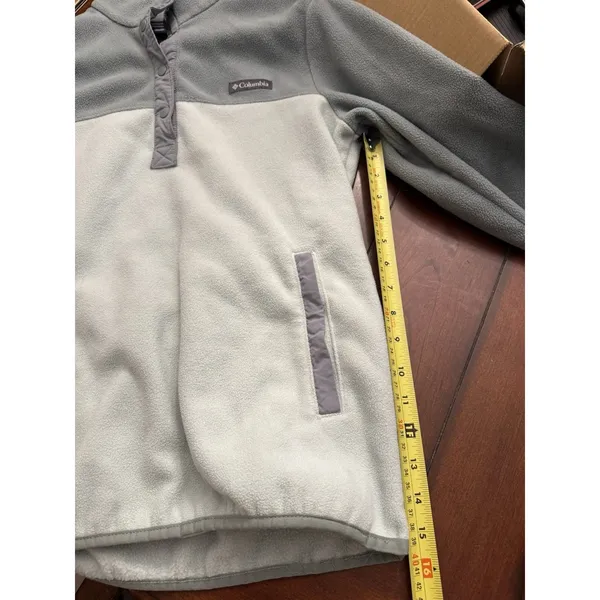 Columbia M Green Fleece‎ Sweatshirt EUC LKN - Image 6