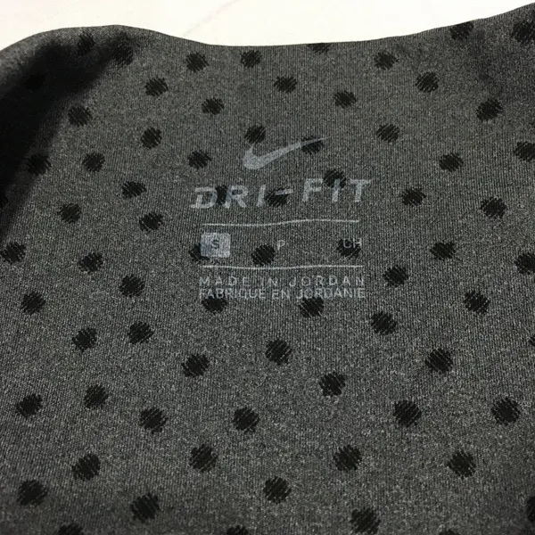 Nike • Yoga Polka Dot Black and Grey High Waisted Size Small - Image 9