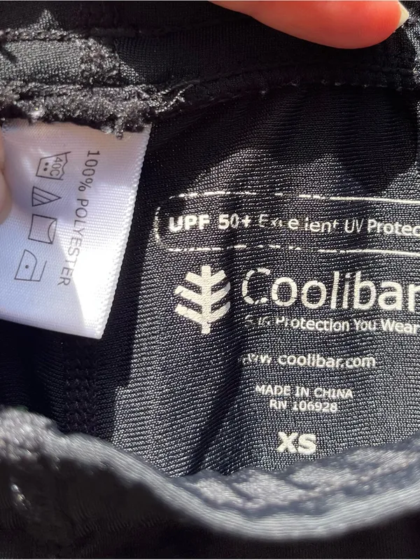 Coolibar Women’s UPF 50+ Black Cropped Slim Drawstring Pull On Pants Size XS - Image 2