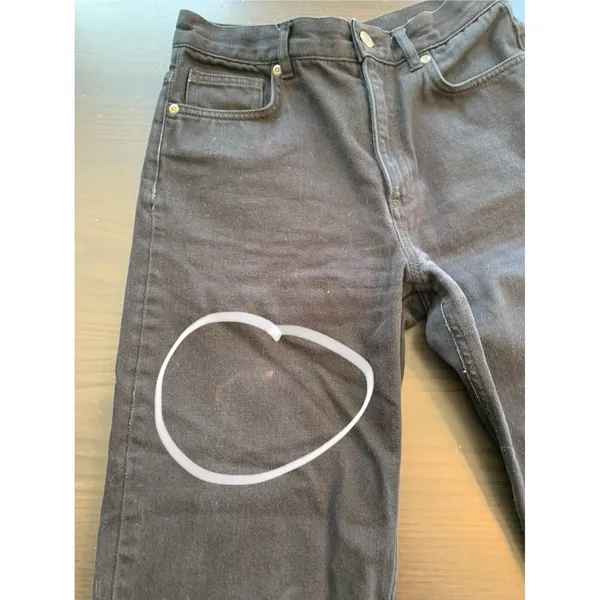COS Black Jeans Women's 26 Wide Crop‎ 3/4 High Rise Straight Minimal Capsule - Image 17
