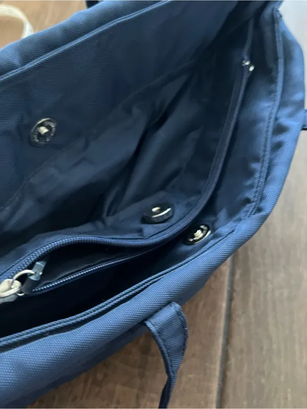 Harrod's London Navy Blue Nylon Purse - Image 5