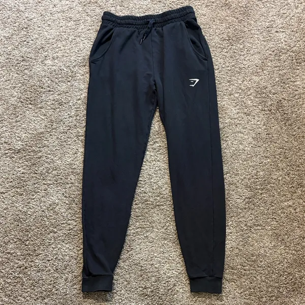 Gymshark Women’s Black Regular‎ Fit Training Joggers Small - Image 2