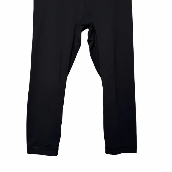 Lululemon Womens Size 8 Black Crop Leggings 21" Inseam High Rise Yoga Athletic - Image 5