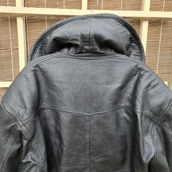 VTG Michael Joseph 🇺🇸 Made Fur&Leather Jacket, M Black Size M - Image 11