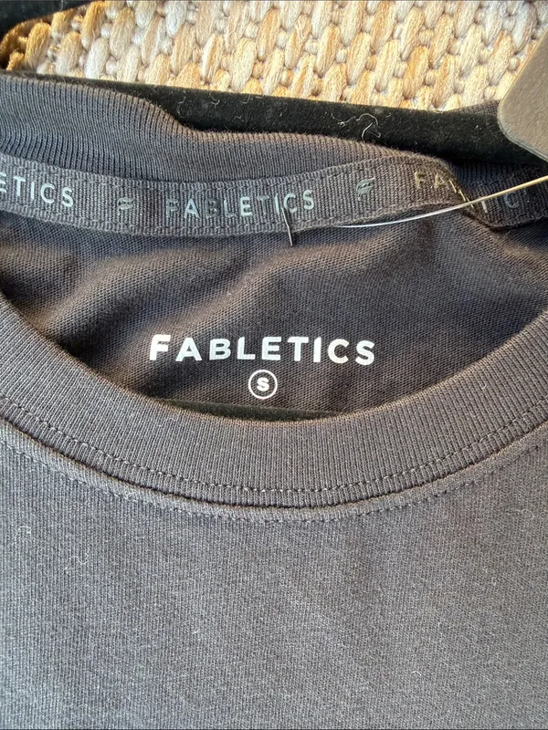 NWT Fabletics Black Cotton Tank Top - Image 4