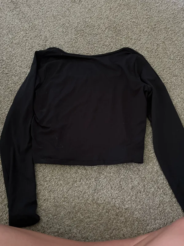 Hollister Square Neck Top Long Sleeve - Image 2