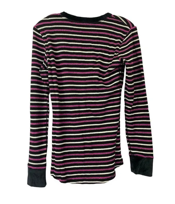 Victoria’s Secret Women's Long Sleeve Stripped Top - Image 2