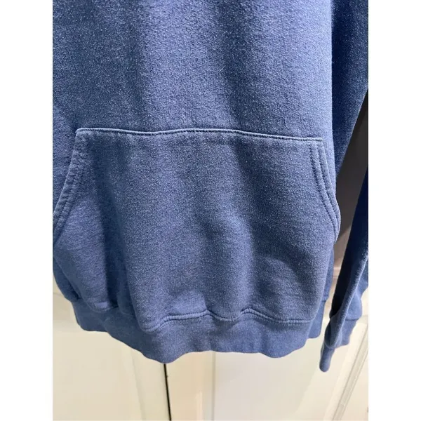 Vintage Ron Jon Surf Shop Small Hoodie Blue Life in the Slow Lane Beach - Image 2