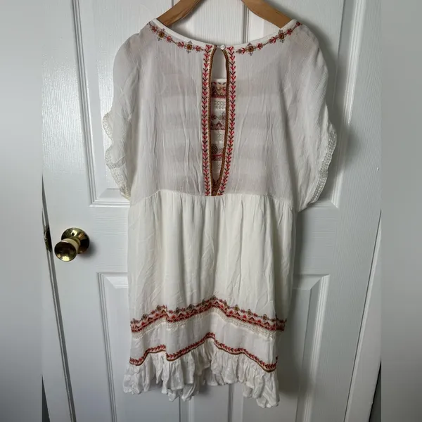 Free People Sunrise Wanderer Mini Dress M - Image 6