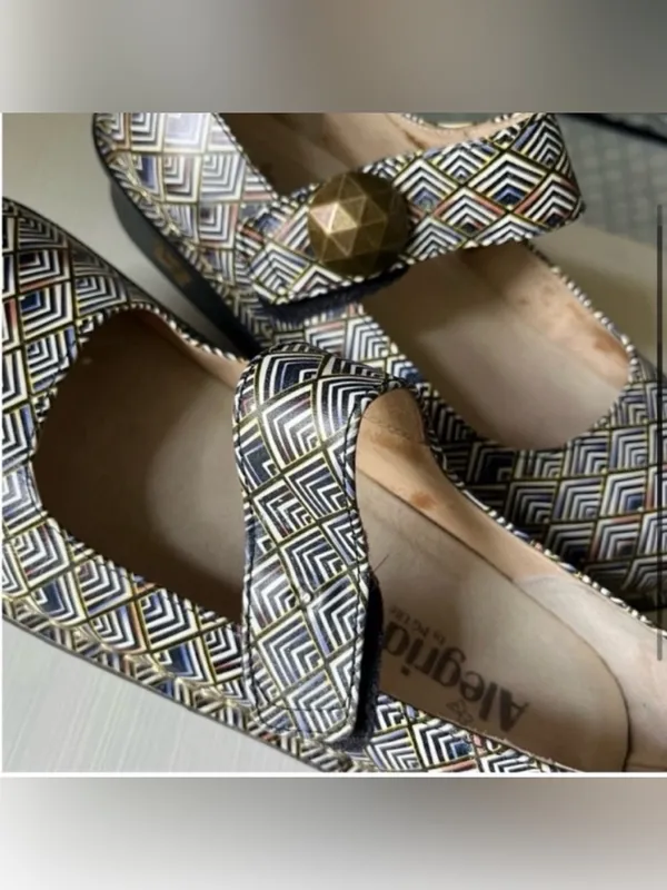 Alegria Paloma Pyramids Size 40 Mary Jane Leather Shoes PAL 394 - Image 5