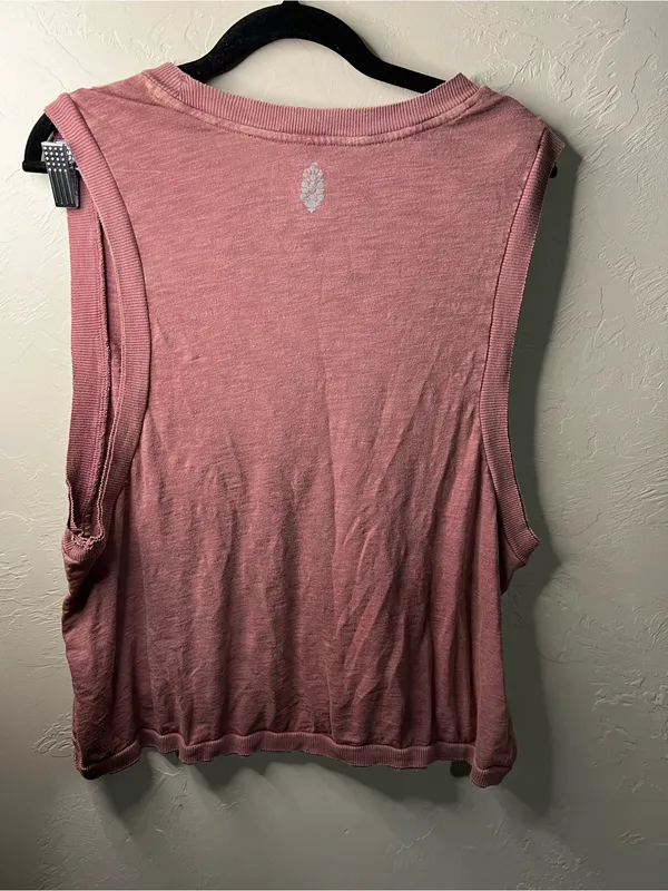 Free People Movement Love Mauve Pink Athletic Sleeveless Tank Top - Image 7
