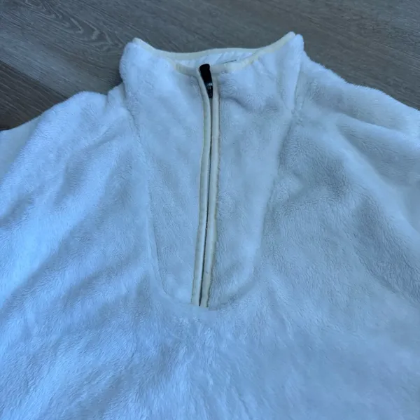 The North Face Cozy Ivory Fleece Quarter-Zip Pullover - Image 5