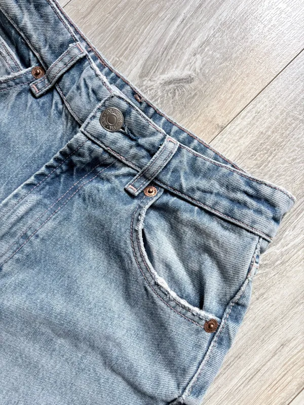 ZARA Straight Leg Denim Jeans - Image 4