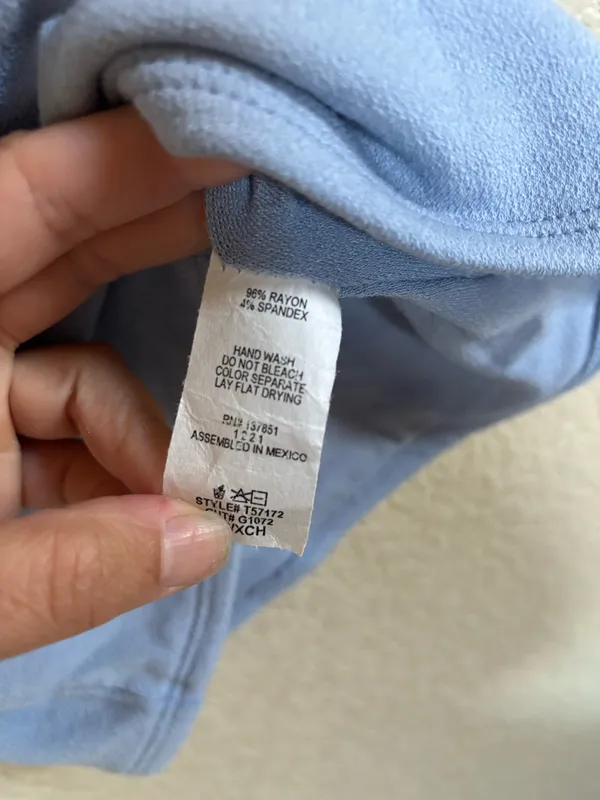 Live in the Moment Blue Tank Top - Image 4