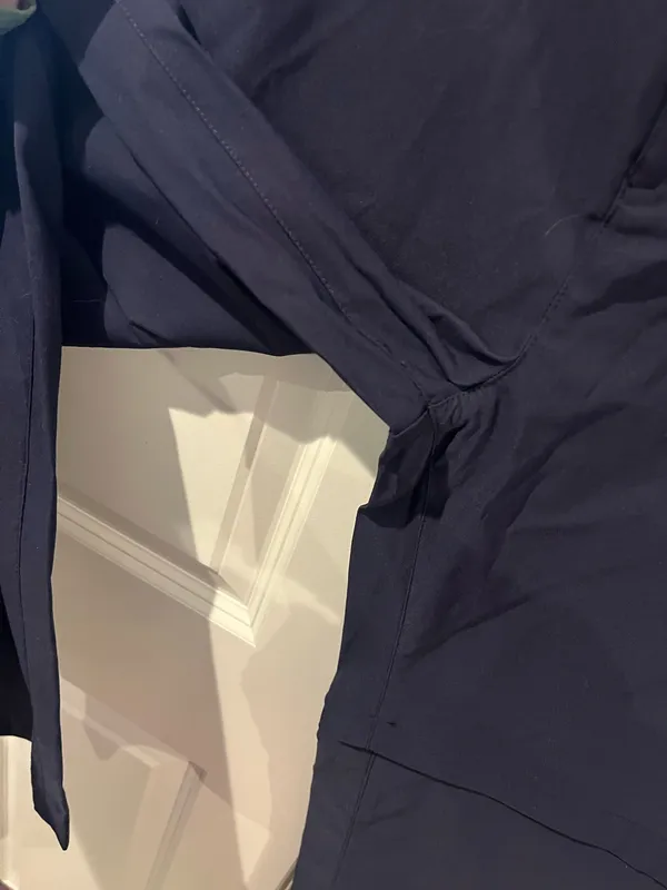 Eddie Bauer Navy Blue Athletic Zip Leg Pants Size 12 - Image 3