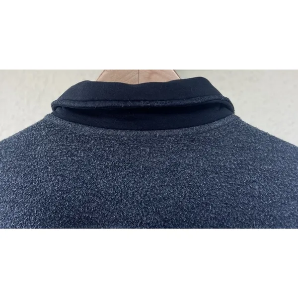Free People Button Down Jacket Ruby Fleece Shacket Gray Lounge Cozy Oversized M - Image 5