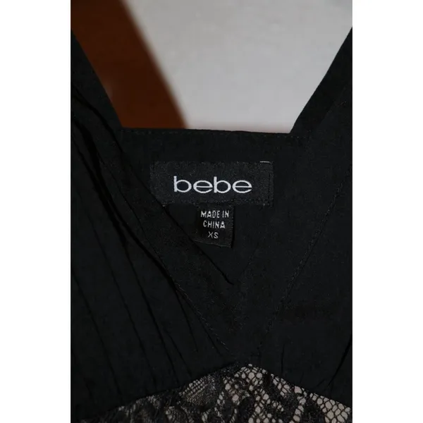 Bebe sleeveless ruched blouse - Image 2