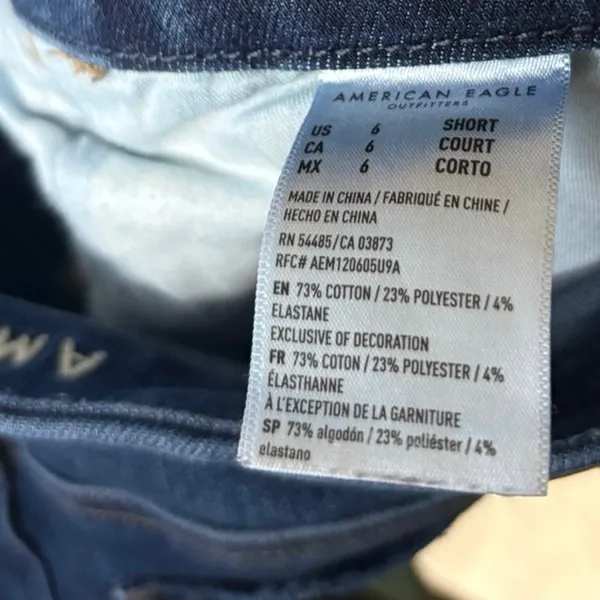 American Eagle Curvy Hi-Rise Jeggings Size 6‎ Short - Image 8