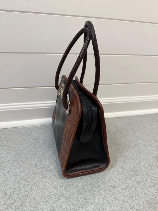 Vintage Purse Leather - Image 3