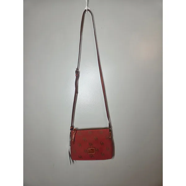 Dooney & Bourke Crossbody Pouchette Brick Leather Bag New - Image 2