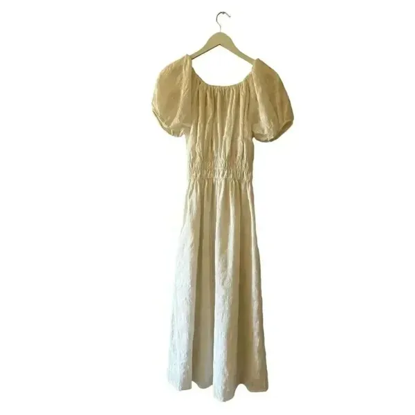 Madewell Women's Sophia Midi Dress in Seersucker Check size XS #1830 - Image 6