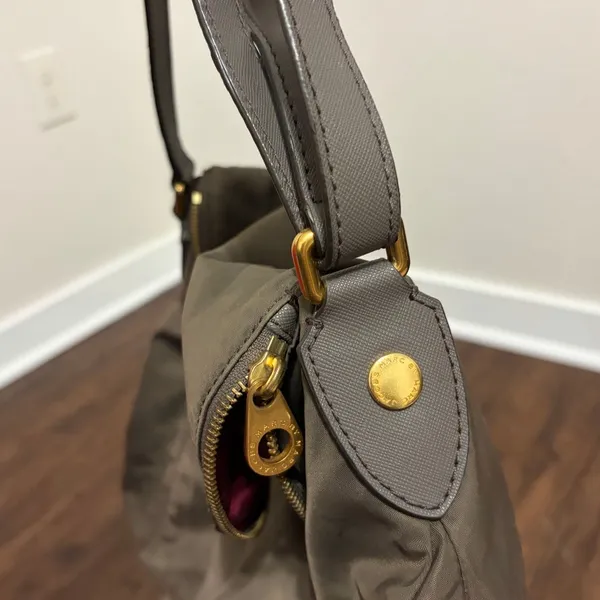 Marc by Marc Jacobs Purse Nylon Shoulder Bag Dark Green Gray Preppy Y2K Streetwear Bags - Image 10