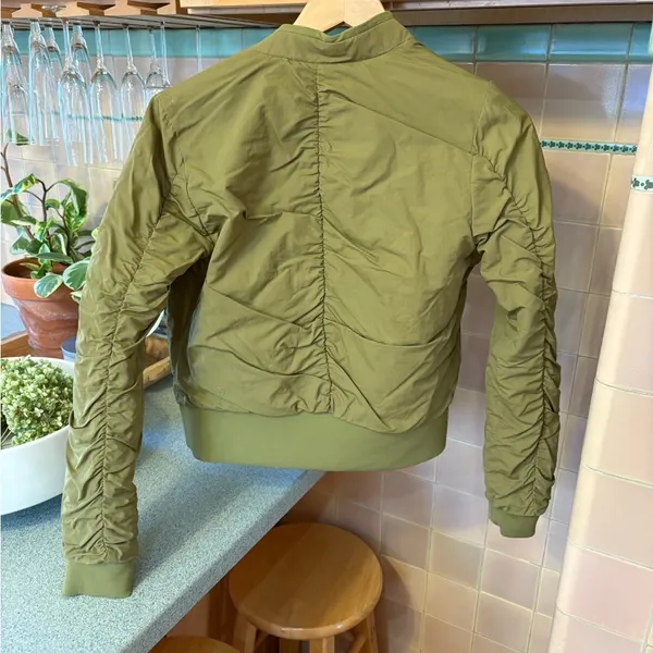 Lululemon Warm Two Ways Bomber Jacket - Green - Image 6