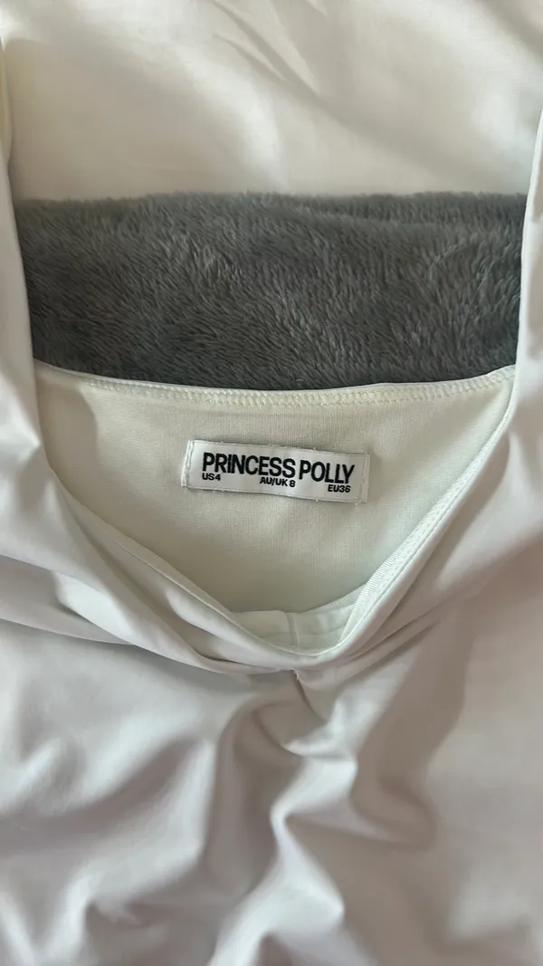 Princess Polly White Long Sleeve Top - Image 2