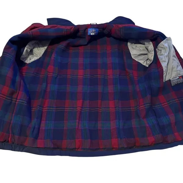 Pendleton Lobo Vintage 90s Jacket‎ Women's Large Blue Utility Field Coat - Image 3