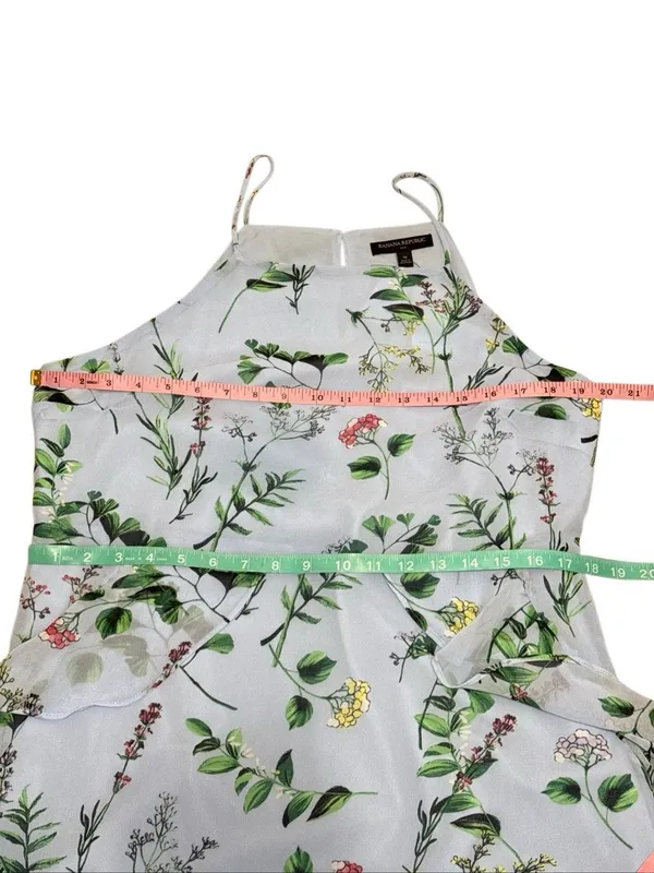 Banana Republic chiffon floral dress size 16 - Image 5