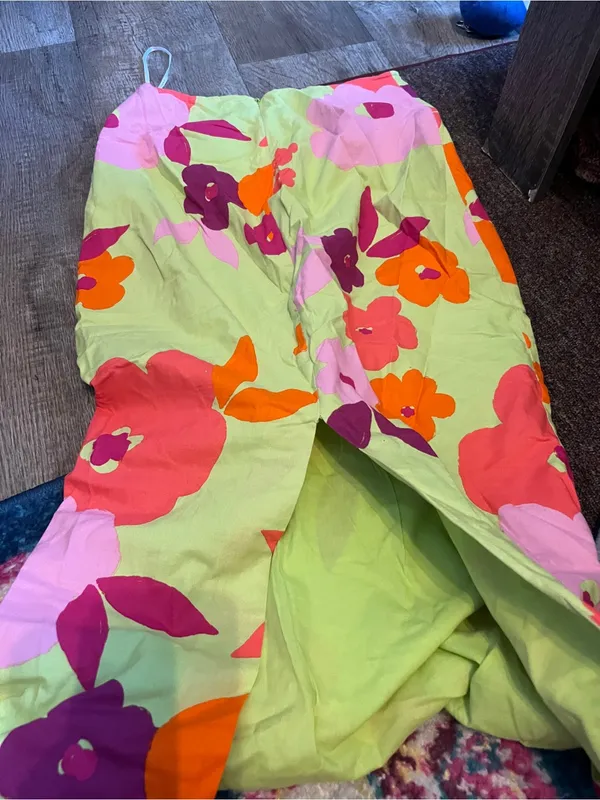 Sabo skirt floral print print midi skirt size 4 - Image 11