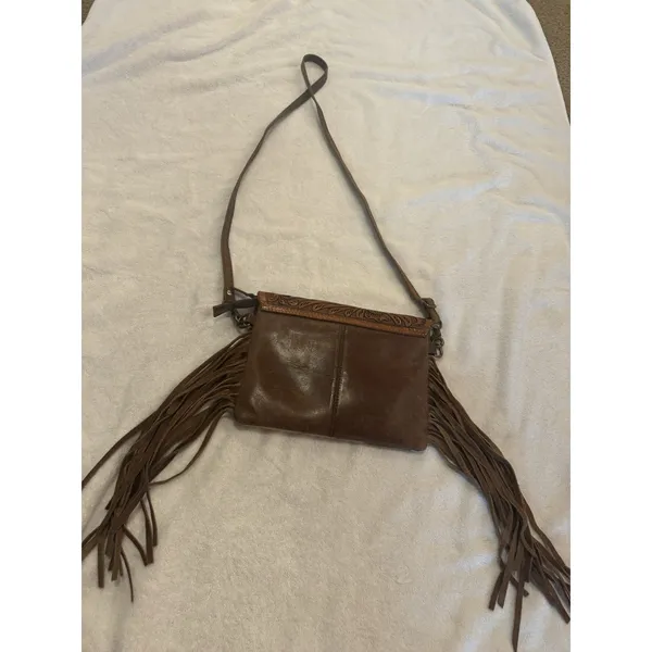 AD American Darling ADBGA341 Envelope Hand Tooled Genuine Leather Women Bag - Image 5