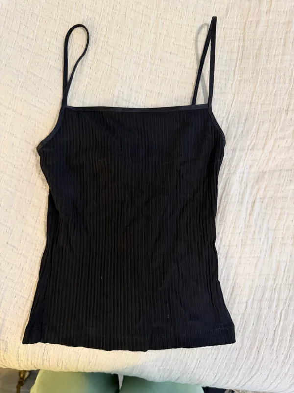Basic black square neck tank Wilfred  - Image 4
