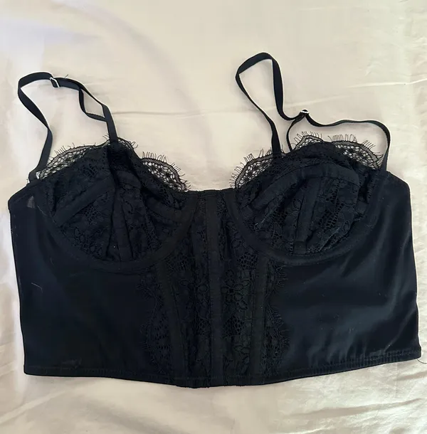 black mini corset top - Image 3