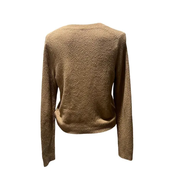 Madewell Women's Brown V-Neck Cardigan Sweater Size S Long Sleeve - Image 9