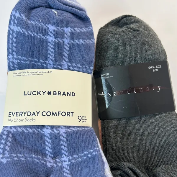 Lucky Brand and‎ Sanctuary Everyday Comfort Low Cut No Show Socks 15 Pairs - Image 3