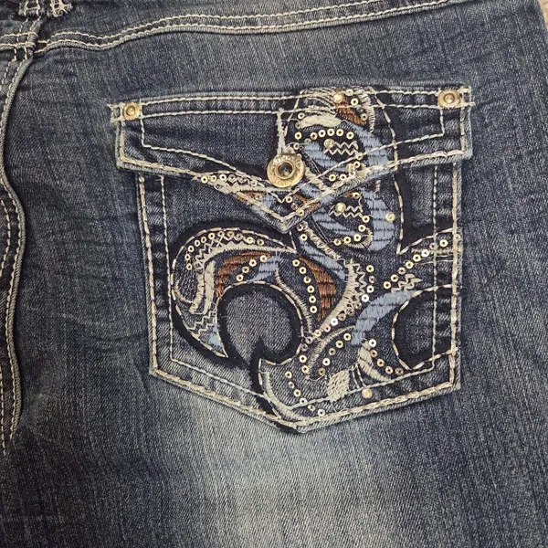 Revolt Jeans Y2K Women 12 Western Embroidered Country Rodeo Bedazzle Jeweled - Image 7