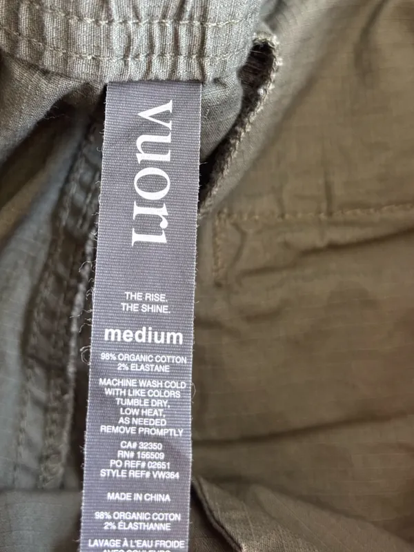 Vuori Green Shorts - Image 2