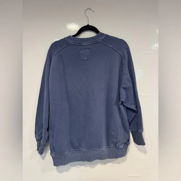 Blue Aerie the chill‎ crew Checked Out graphic sweatshirt - Image 3