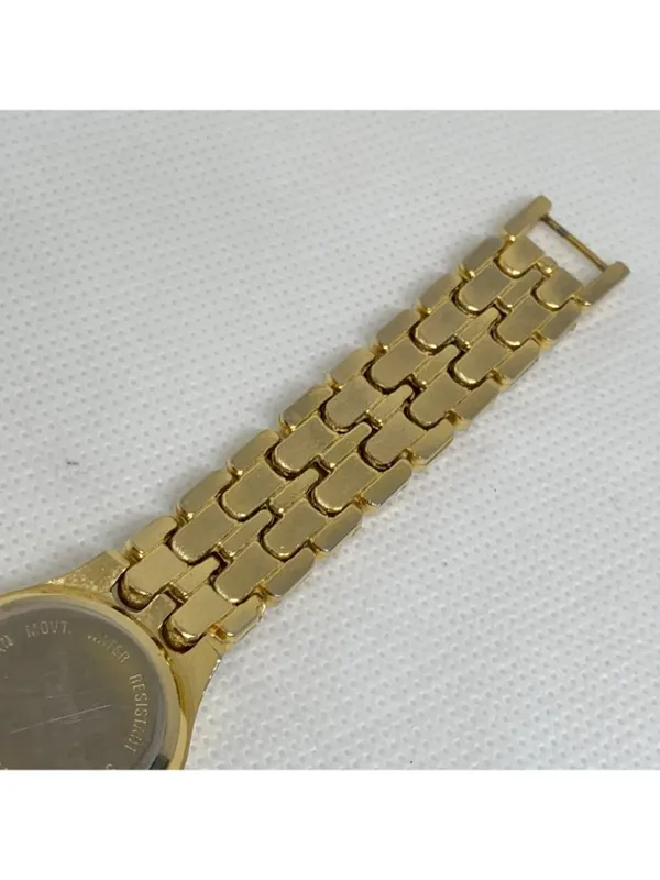 Vintage Collezio gold tone women watch glowing in the dark 25mm Quartz running - Image 7