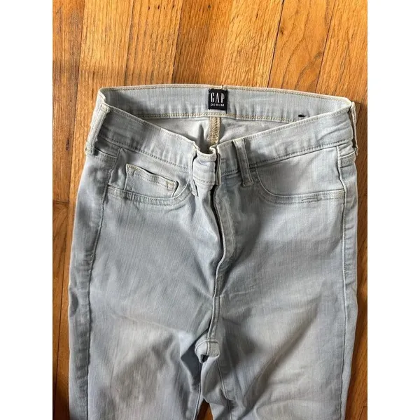 Gap jeans light wash favorite jegging 28 tall - Image 2