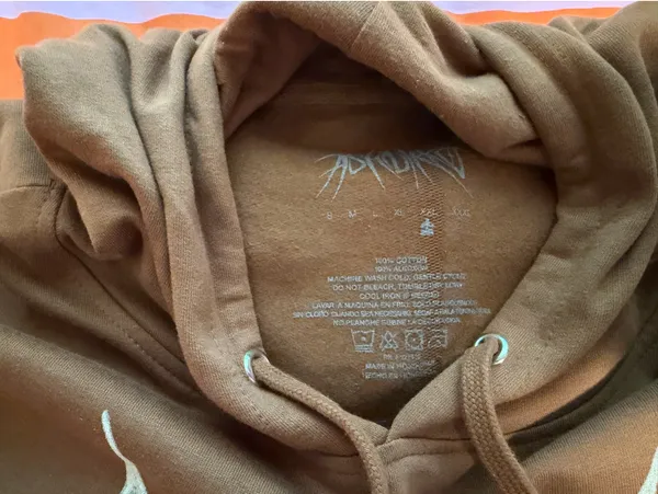Ashnikko Weedkiller Tour Sweatshirt Brown Size XXL - Image 3