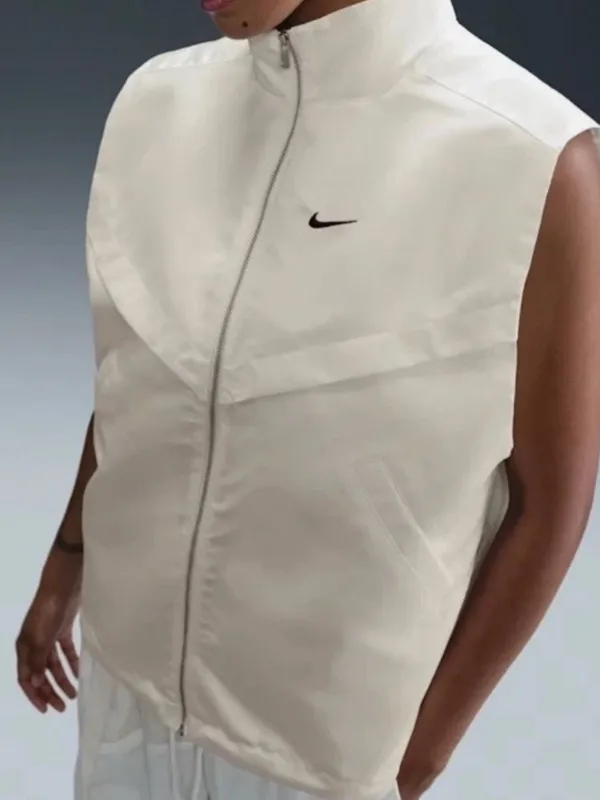 NWT Nike SZ M Sportswear Windrunner Women's Shine Vest HV2472 - Image 3