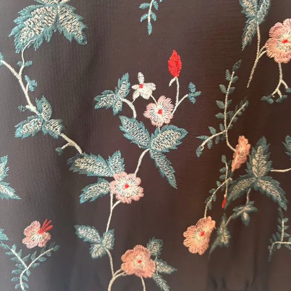 Emma‎ & Olivia Black Embroidered Jacket Size XL - Image 4