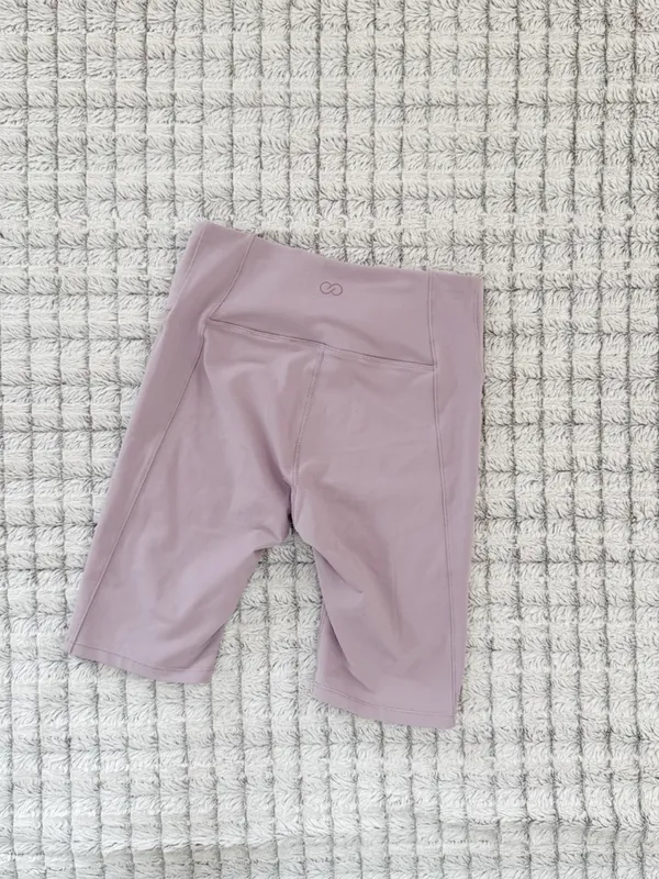 CALIA by Carrie Underwood Dusty Lavender High-Rise Bike Shorts - Image 3