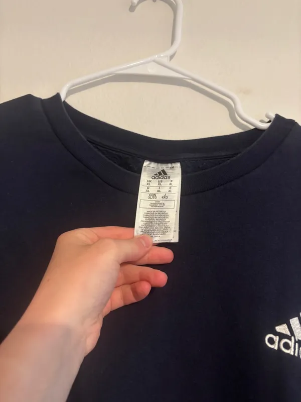 Baby Adidas Crewneck Blue - Image 3