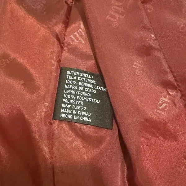 East 5th Vintage Burgundy Leather Jacket - Image 8