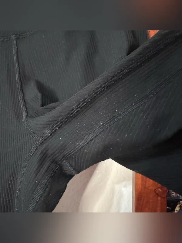 Lululemon Align Ribbed High-Rise Crop 23" Leggings Black - Image 4